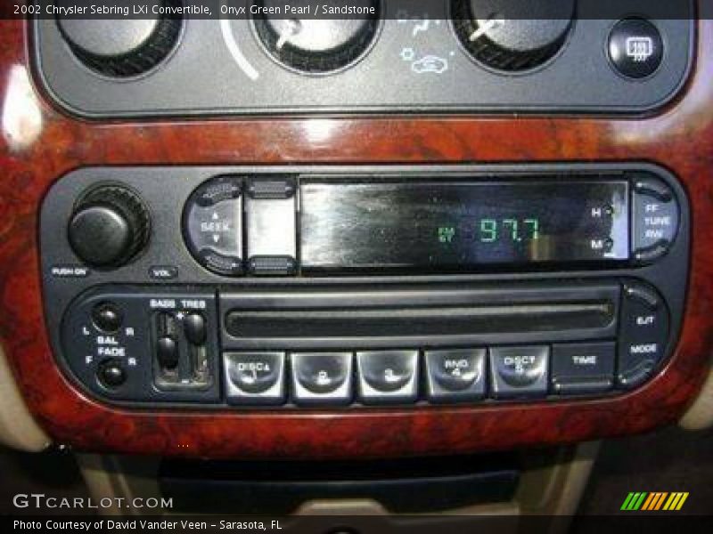 Onyx Green Pearl / Sandstone 2002 Chrysler Sebring LXi Convertible