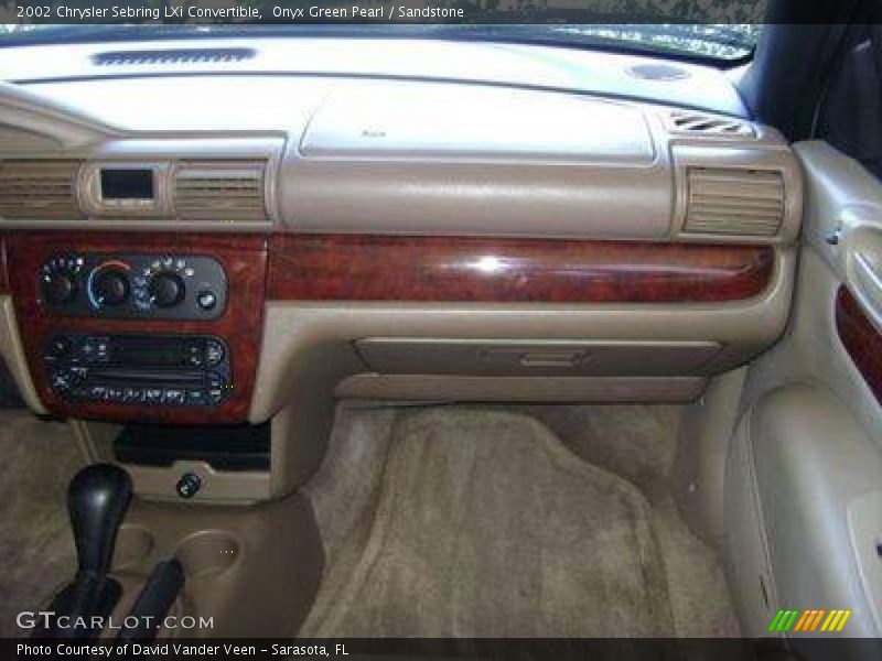 Onyx Green Pearl / Sandstone 2002 Chrysler Sebring LXi Convertible