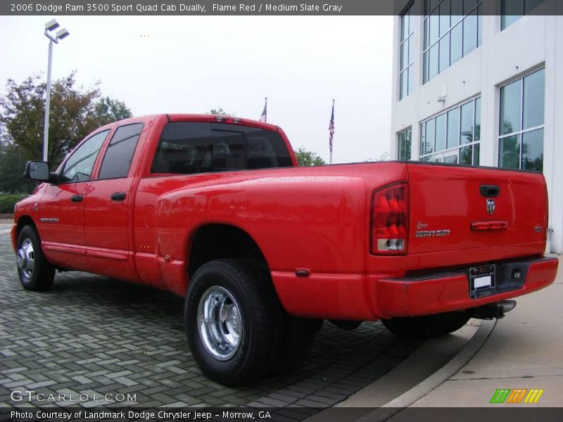 Flame Red / Medium Slate Gray 2006 Dodge Ram 3500 Sport Quad Cab Dually