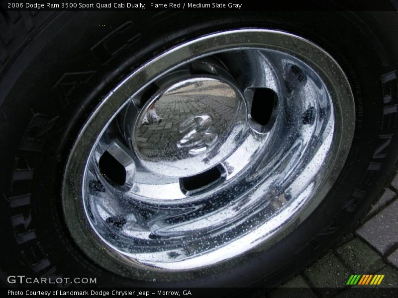 Flame Red / Medium Slate Gray 2006 Dodge Ram 3500 Sport Quad Cab Dually