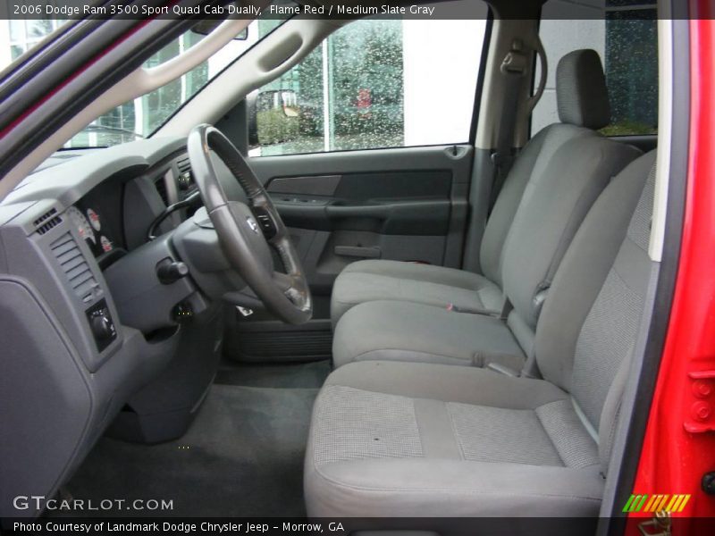 Flame Red / Medium Slate Gray 2006 Dodge Ram 3500 Sport Quad Cab Dually