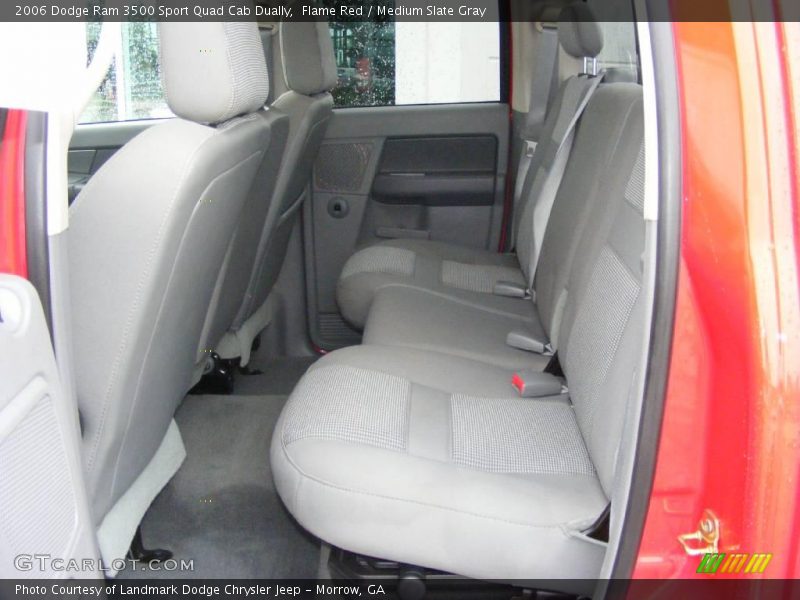 Flame Red / Medium Slate Gray 2006 Dodge Ram 3500 Sport Quad Cab Dually