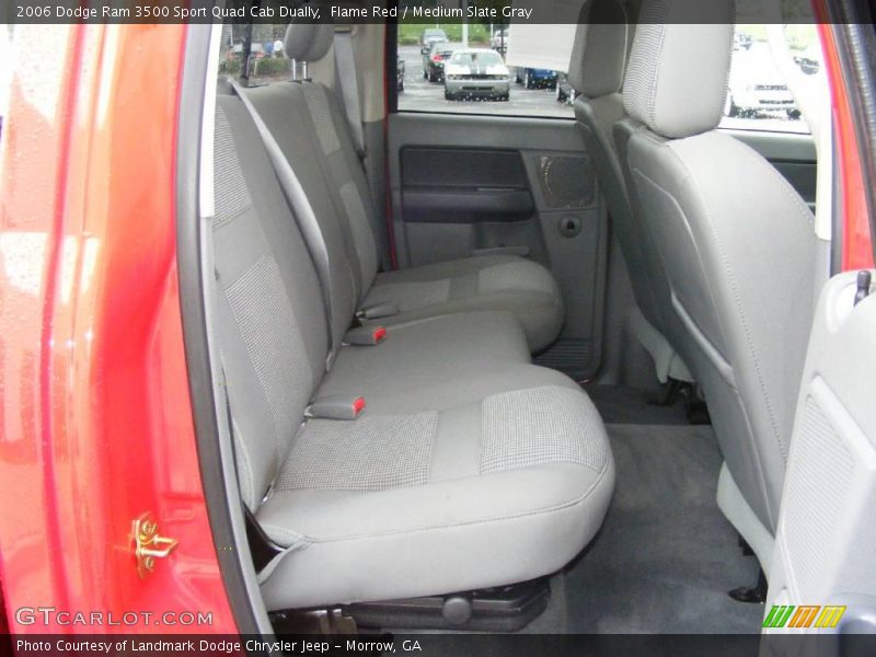 Flame Red / Medium Slate Gray 2006 Dodge Ram 3500 Sport Quad Cab Dually