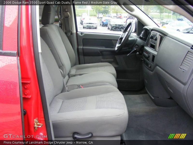 Flame Red / Medium Slate Gray 2006 Dodge Ram 3500 Sport Quad Cab Dually