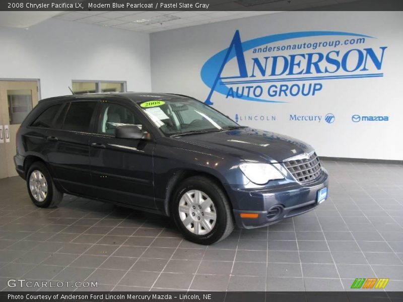 Modern Blue Pearlcoat / Pastel Slate Gray 2008 Chrysler Pacifica LX