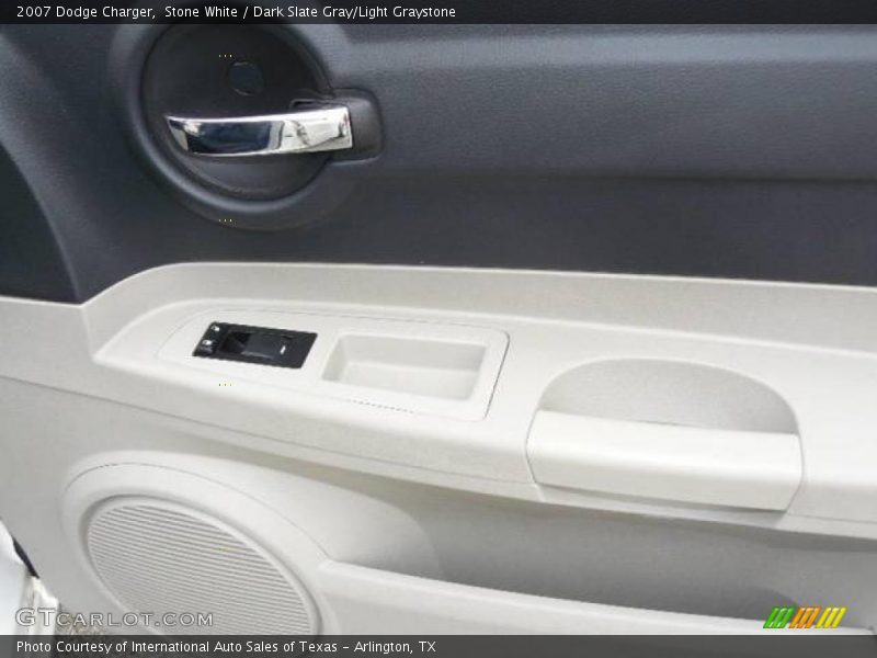 Stone White / Dark Slate Gray/Light Graystone 2007 Dodge Charger