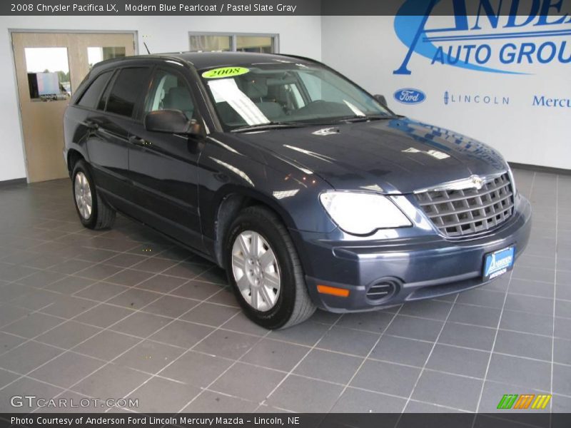 Modern Blue Pearlcoat / Pastel Slate Gray 2008 Chrysler Pacifica LX