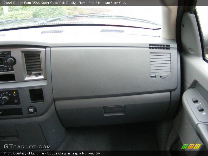 Flame Red / Medium Slate Gray 2006 Dodge Ram 3500 Sport Quad Cab Dually