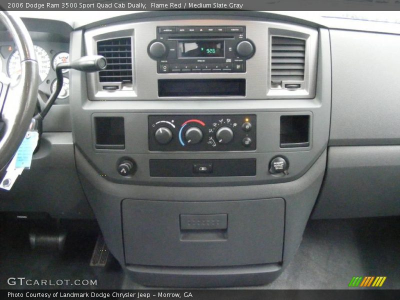 Flame Red / Medium Slate Gray 2006 Dodge Ram 3500 Sport Quad Cab Dually