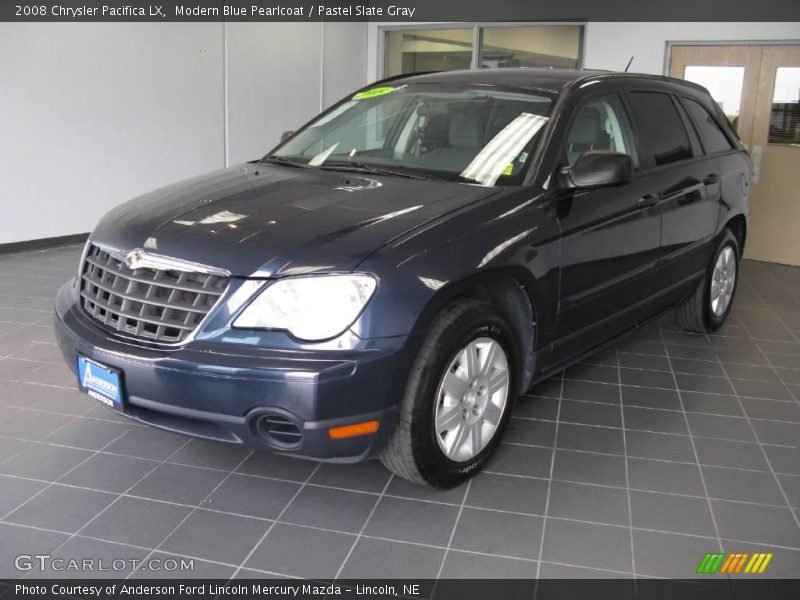 Modern Blue Pearlcoat / Pastel Slate Gray 2008 Chrysler Pacifica LX