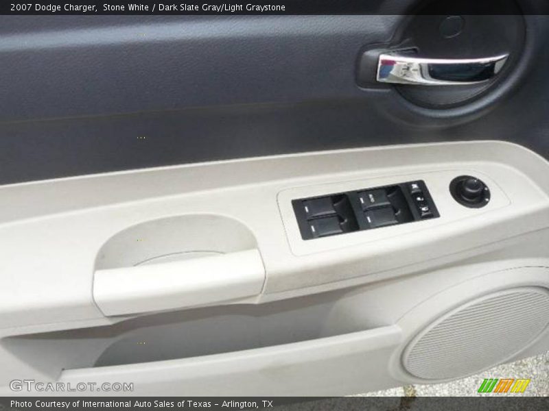 Stone White / Dark Slate Gray/Light Graystone 2007 Dodge Charger