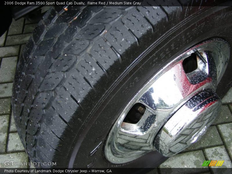 Flame Red / Medium Slate Gray 2006 Dodge Ram 3500 Sport Quad Cab Dually