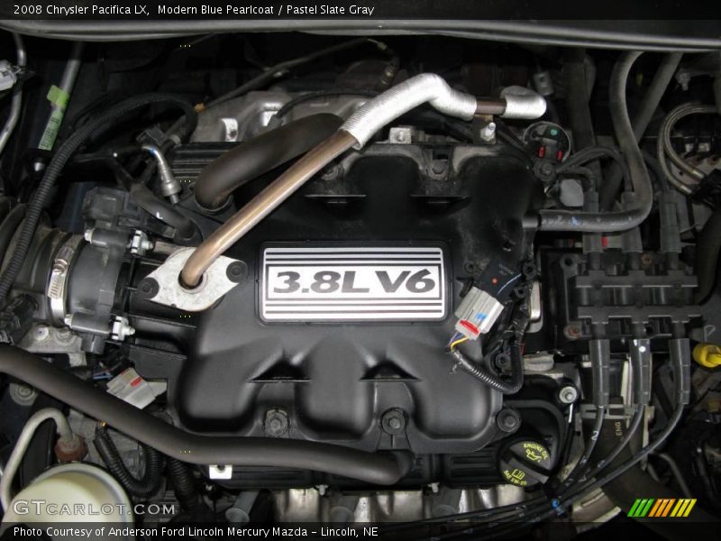 Modern Blue Pearlcoat / Pastel Slate Gray 2008 Chrysler Pacifica LX