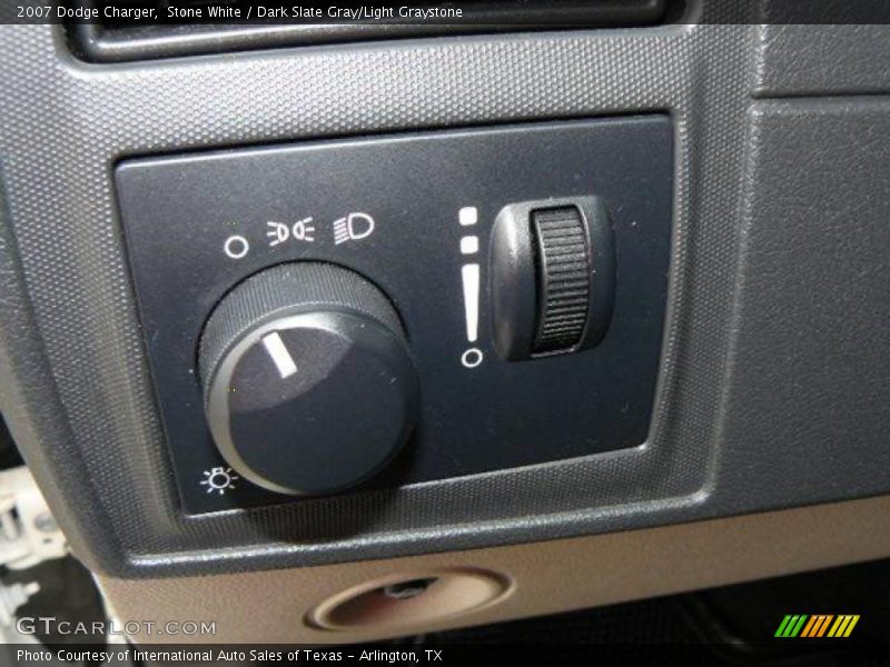 Stone White / Dark Slate Gray/Light Graystone 2007 Dodge Charger