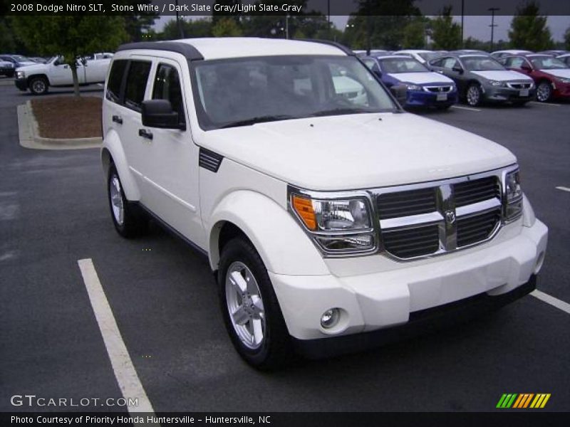 Stone White / Dark Slate Gray/Light Slate Gray 2008 Dodge Nitro SLT