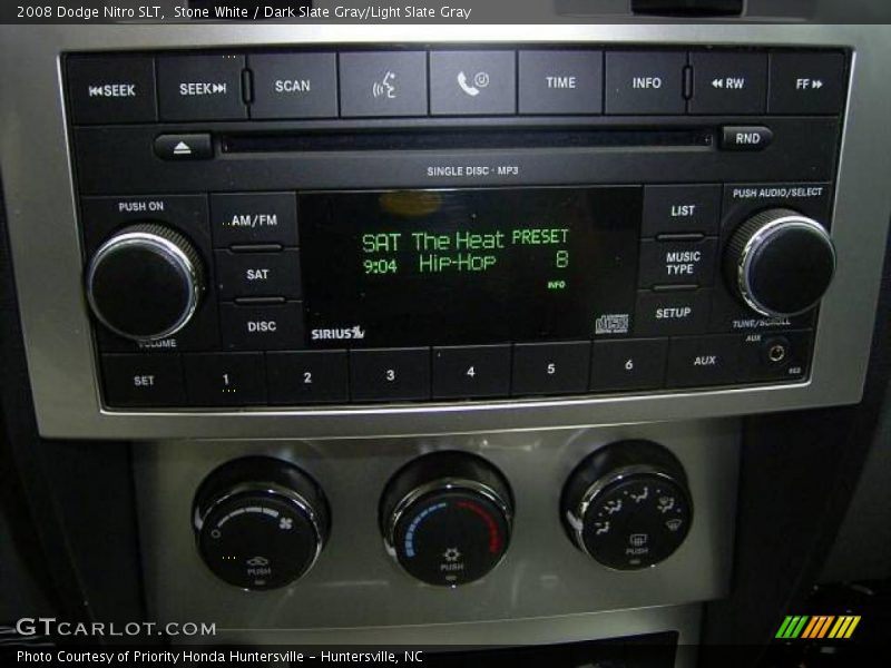 Stone White / Dark Slate Gray/Light Slate Gray 2008 Dodge Nitro SLT