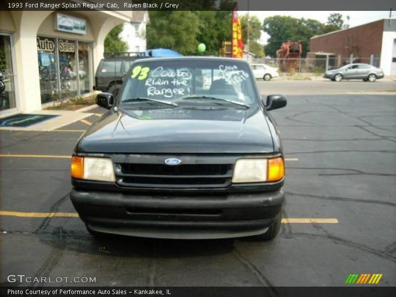 Raven Black / Grey 1993 Ford Ranger Splash Regular Cab