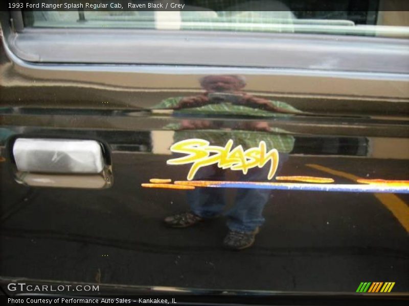 Raven Black / Grey 1993 Ford Ranger Splash Regular Cab