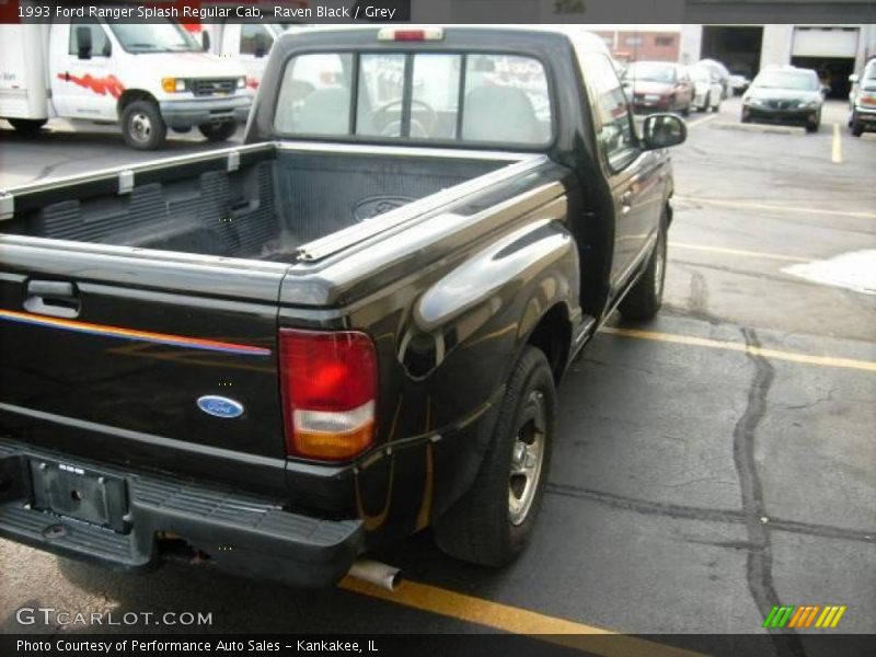 Raven Black / Grey 1993 Ford Ranger Splash Regular Cab