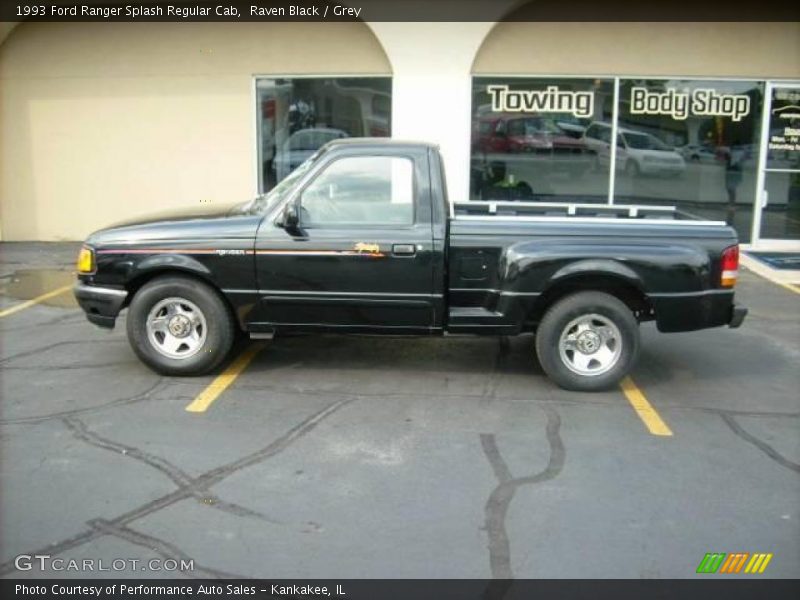Raven Black / Grey 1993 Ford Ranger Splash Regular Cab