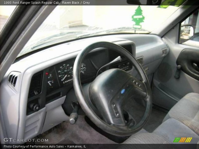 Raven Black / Grey 1993 Ford Ranger Splash Regular Cab