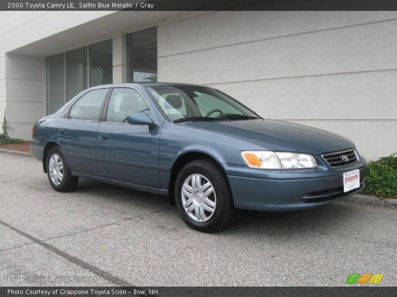 Sailfin Blue Metallic / Gray 2000 Toyota Camry LE