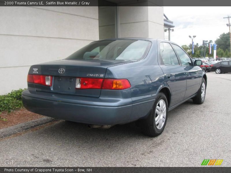 Sailfin Blue Metallic / Gray 2000 Toyota Camry LE