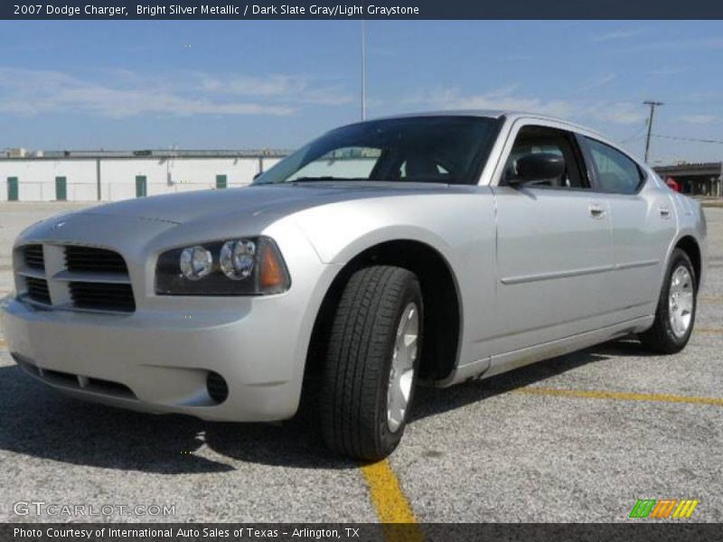 Bright Silver Metallic / Dark Slate Gray/Light Graystone 2007 Dodge Charger