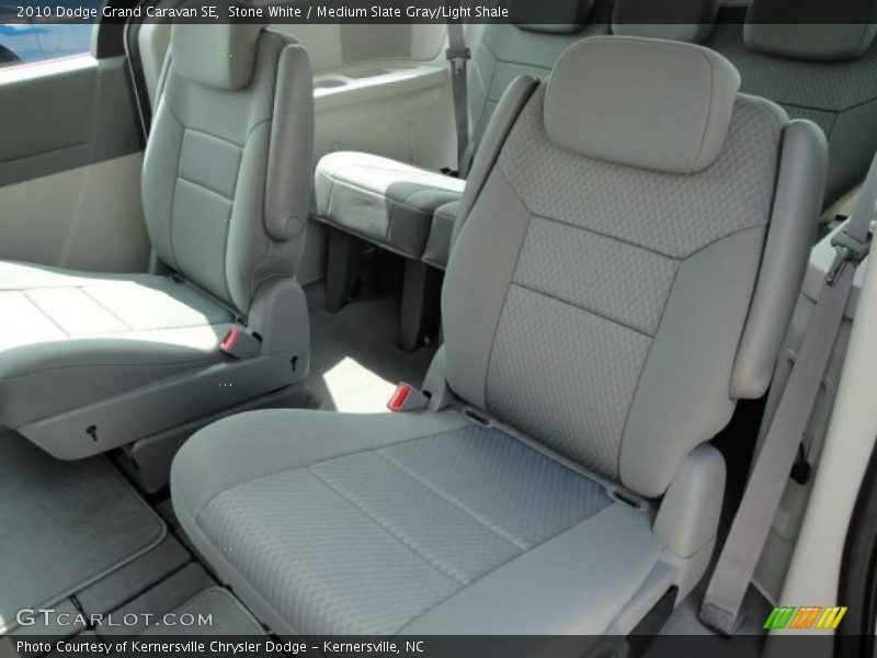 Stone White / Medium Slate Gray/Light Shale 2010 Dodge Grand Caravan SE