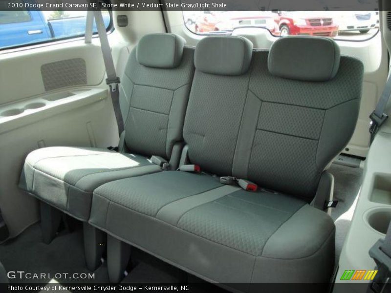 Stone White / Medium Slate Gray/Light Shale 2010 Dodge Grand Caravan SE