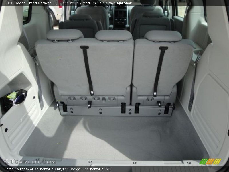 Stone White / Medium Slate Gray/Light Shale 2010 Dodge Grand Caravan SE