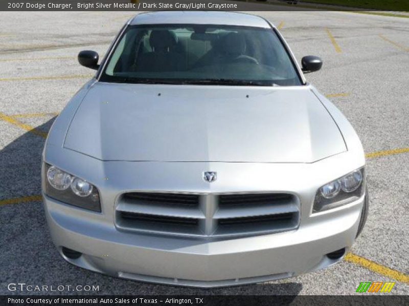 Bright Silver Metallic / Dark Slate Gray/Light Graystone 2007 Dodge Charger
