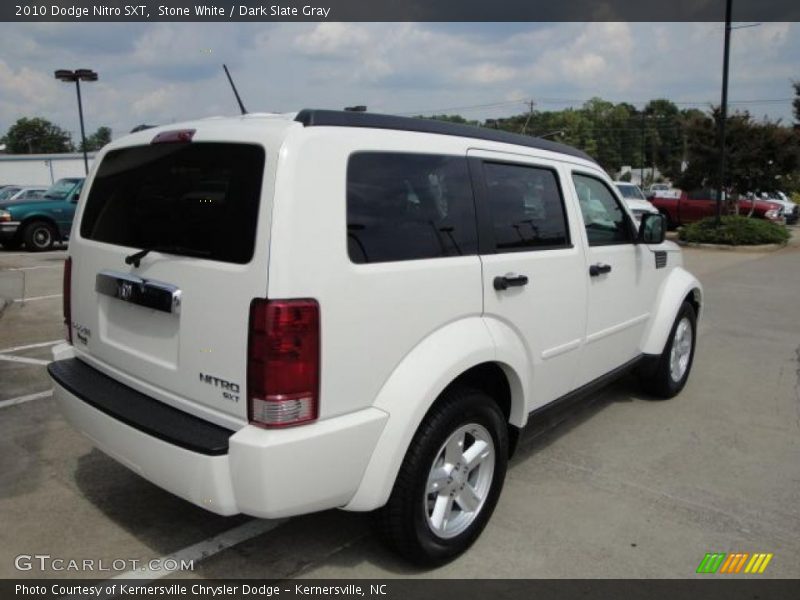 Stone White / Dark Slate Gray 2010 Dodge Nitro SXT