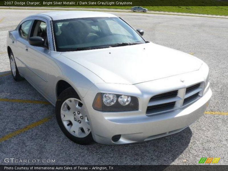Bright Silver Metallic / Dark Slate Gray/Light Graystone 2007 Dodge Charger