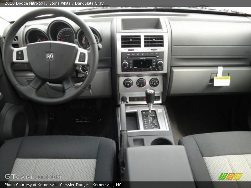 Stone White / Dark Slate Gray 2010 Dodge Nitro SXT