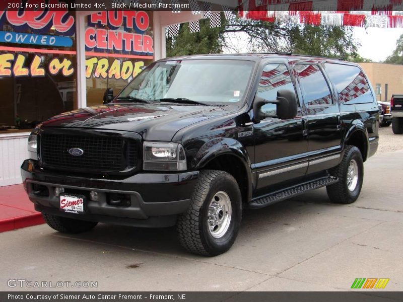 Black / Medium Parchment 2001 Ford Excursion Limited 4x4