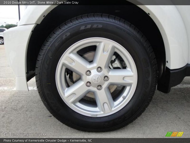 Stone White / Dark Slate Gray 2010 Dodge Nitro SXT