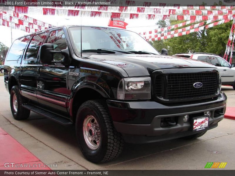 Black / Medium Parchment 2001 Ford Excursion Limited 4x4
