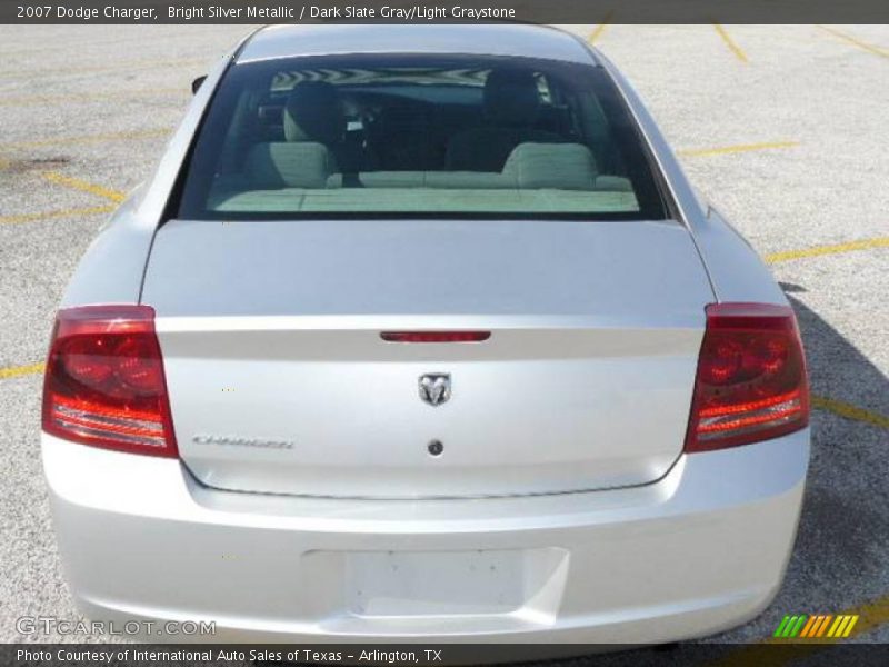 Bright Silver Metallic / Dark Slate Gray/Light Graystone 2007 Dodge Charger