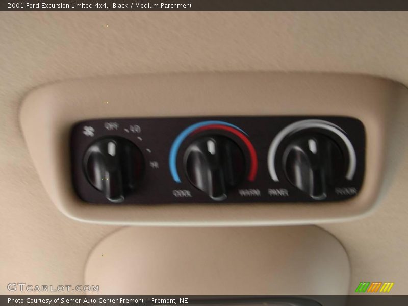 Black / Medium Parchment 2001 Ford Excursion Limited 4x4