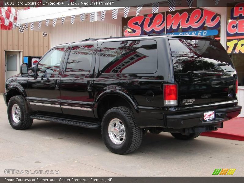 Black / Medium Parchment 2001 Ford Excursion Limited 4x4