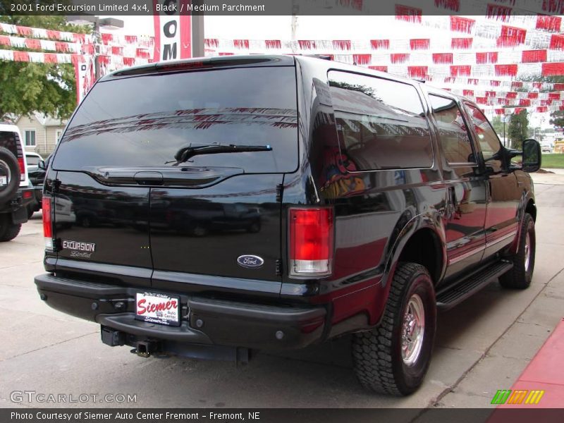 Black / Medium Parchment 2001 Ford Excursion Limited 4x4