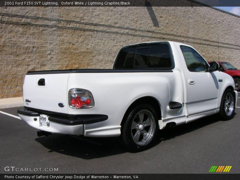Oxford White / Lightning Graphite/Black 2001 Ford F150 SVT Lightning
