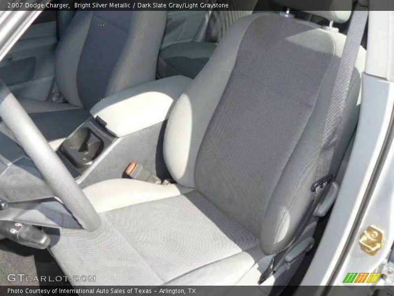 Bright Silver Metallic / Dark Slate Gray/Light Graystone 2007 Dodge Charger