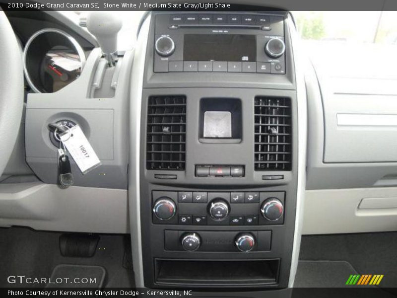 Stone White / Medium Slate Gray/Light Shale 2010 Dodge Grand Caravan SE