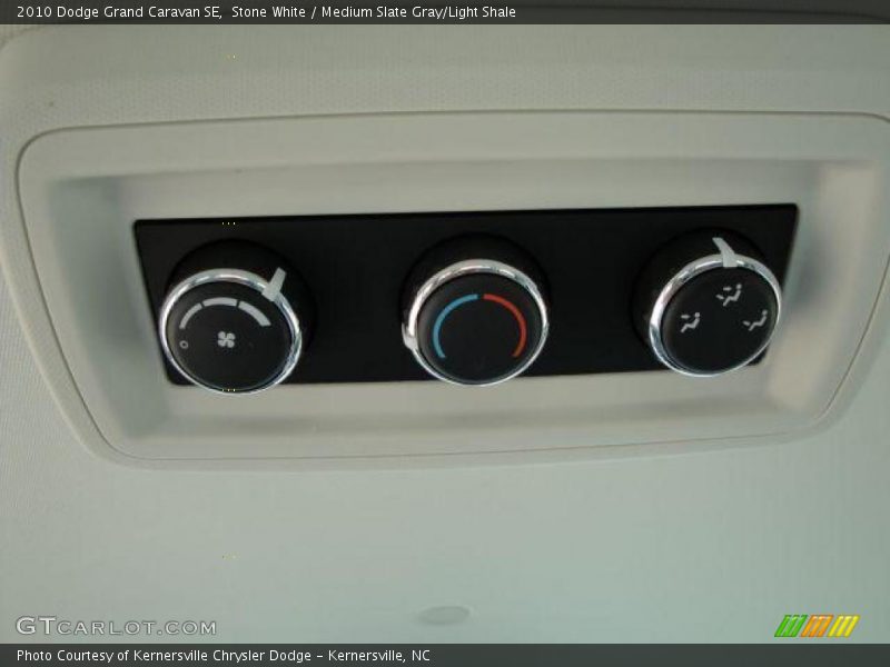 Stone White / Medium Slate Gray/Light Shale 2010 Dodge Grand Caravan SE