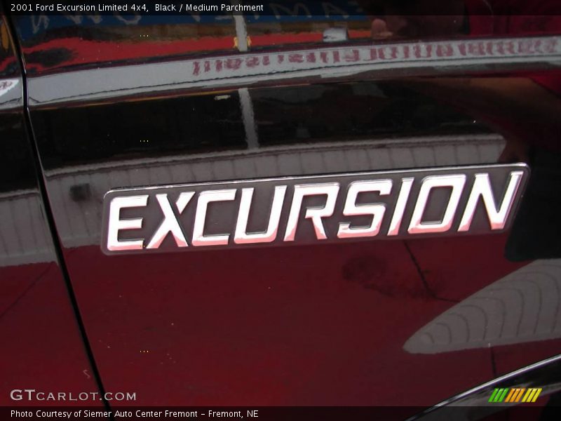 Black / Medium Parchment 2001 Ford Excursion Limited 4x4