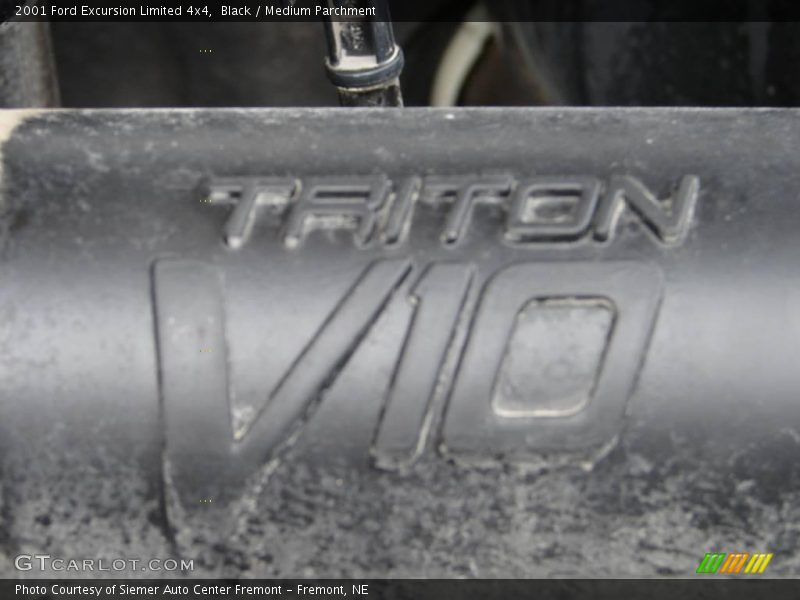 Black / Medium Parchment 2001 Ford Excursion Limited 4x4