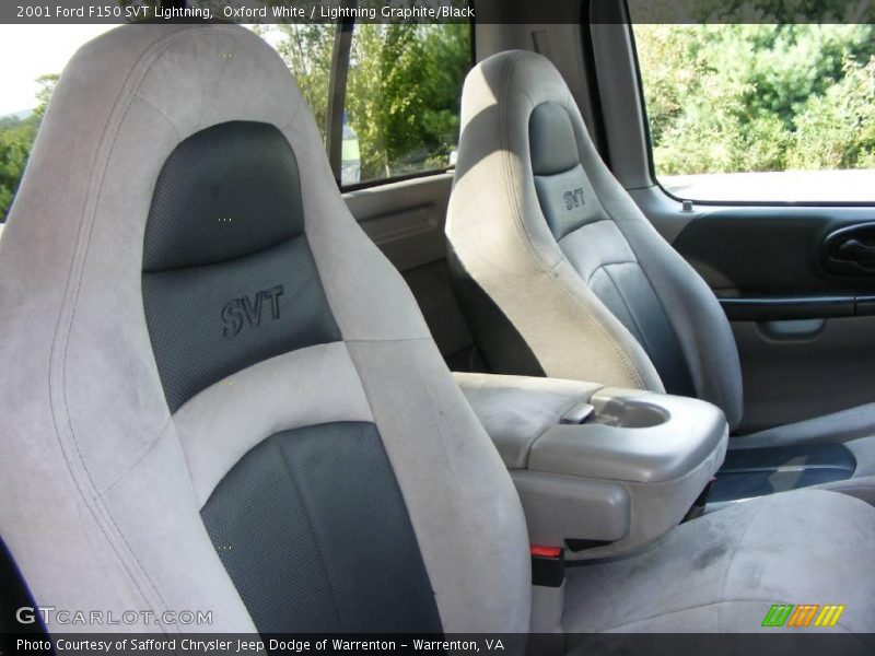 Oxford White / Lightning Graphite/Black 2001 Ford F150 SVT Lightning