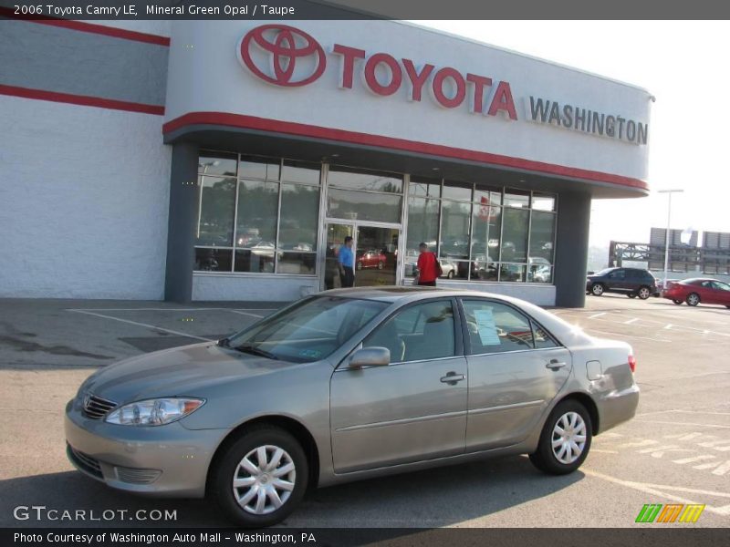 Mineral Green Opal / Taupe 2006 Toyota Camry LE
